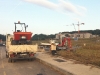 Les engins arrivent sur le chantier